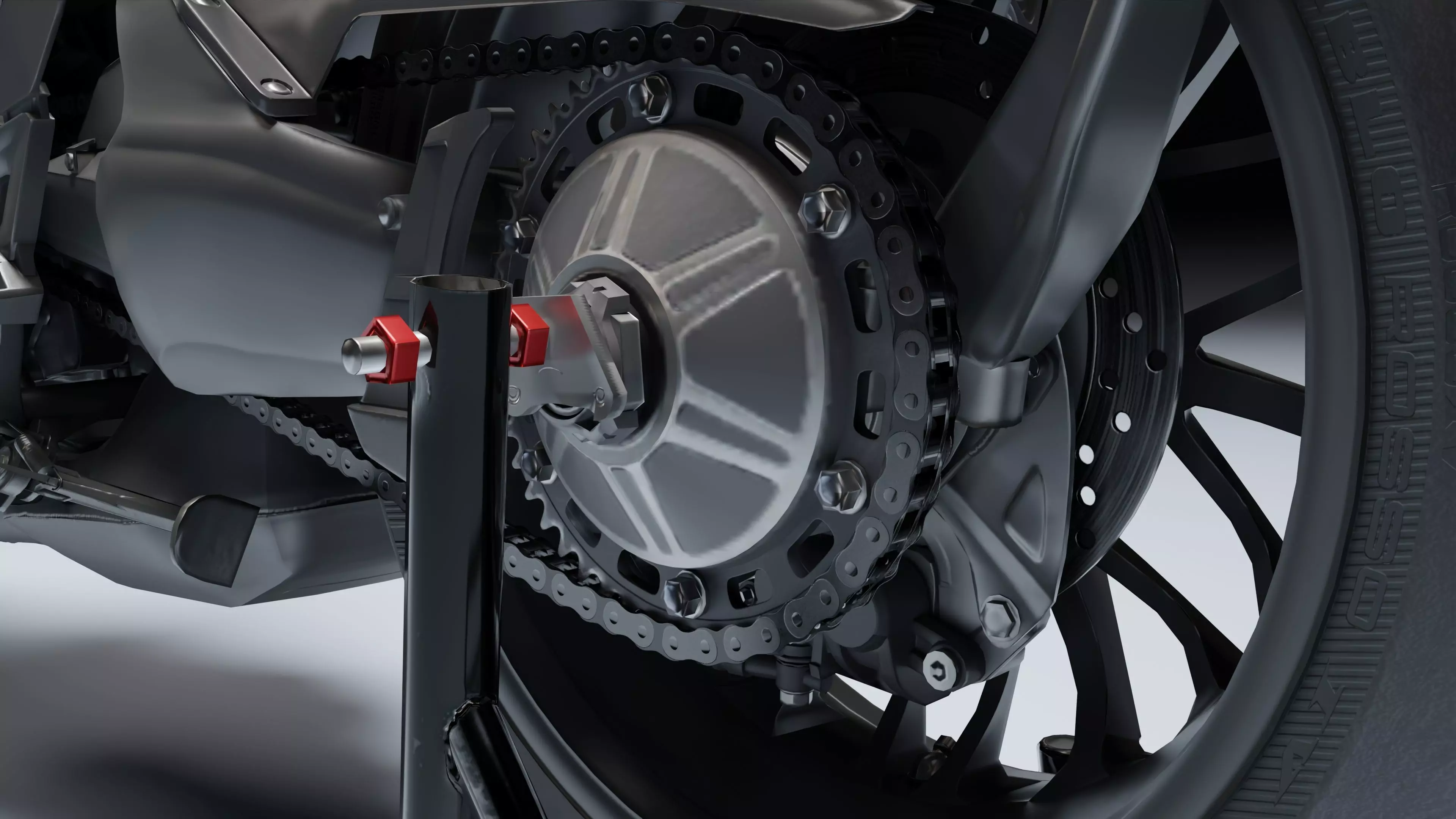 Honda CB1000R Black Edition 2021 Low-poly 3D model_16