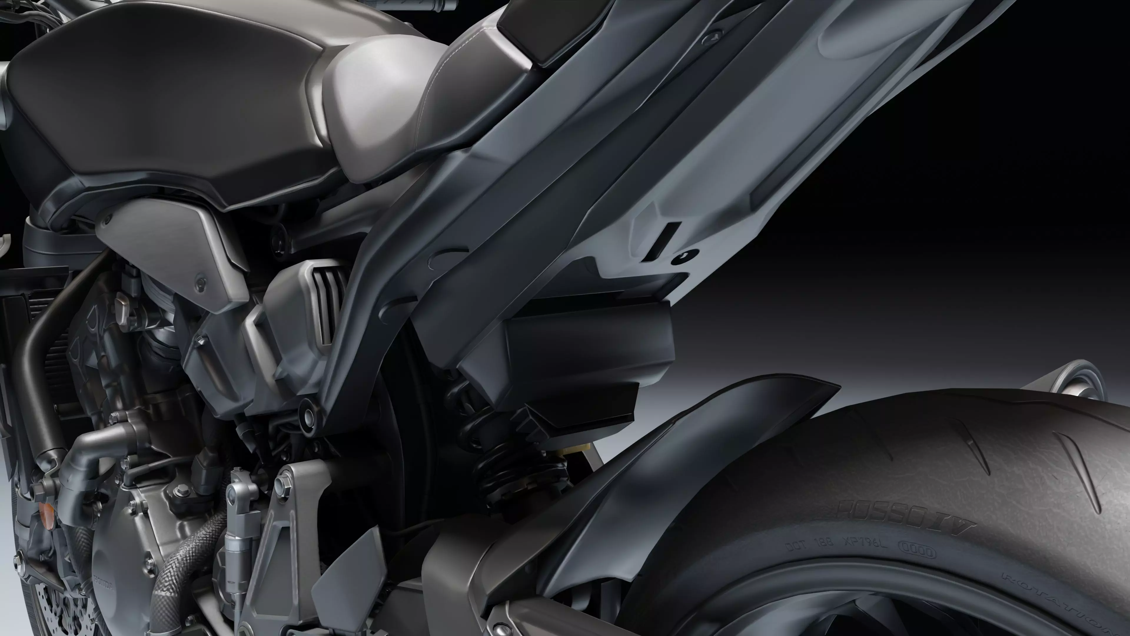 Honda CB1000R Black Edition 2021 Low-poly 3D model_19