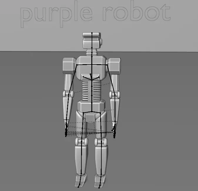pack of 13 original low poly and rigged robots Low-poly 3D model_16