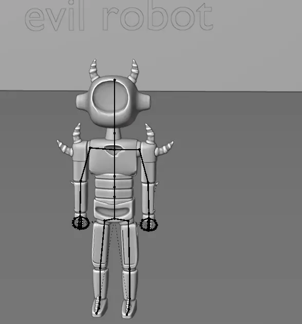 pack of 13 original low poly and rigged robots Low-poly 3D model_22