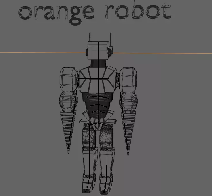 pack of 13 original low poly and rigged robots Low-poly 3D model_24