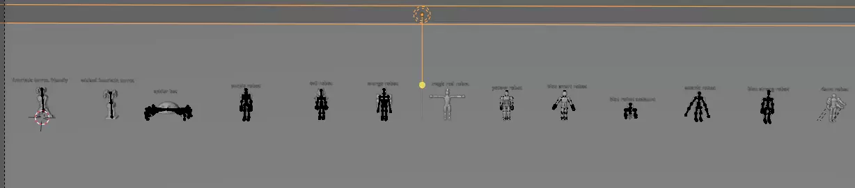 pack of 13 original low poly and rigged robots Low-poly 3D model_2