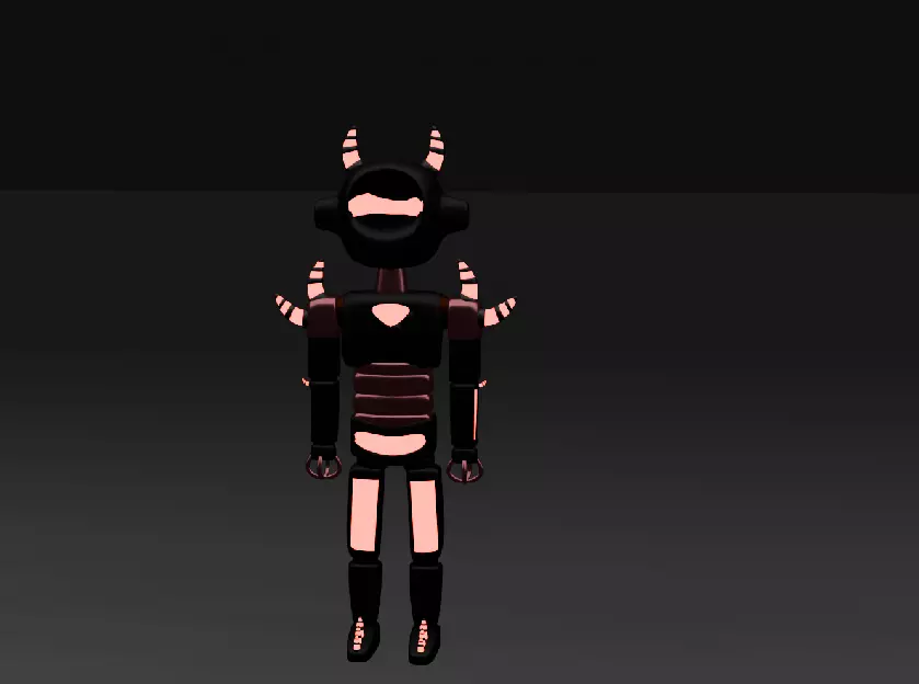 pack of 13 original low poly and rigged robots Low-poly 3D model_20