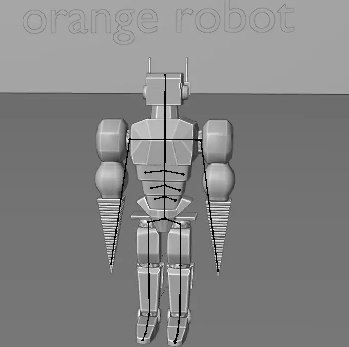 pack of 13 original low poly and rigged robots Low-poly 3D model_25