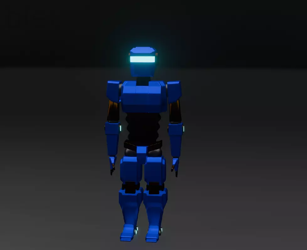 pack of 13 original low poly and rigged robots Low-poly 3D model_51