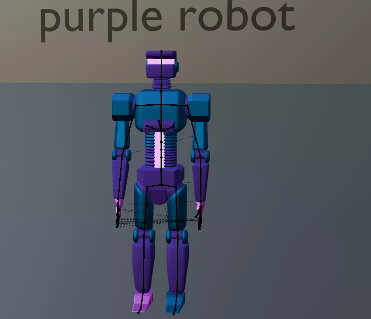 pack of 13 original low poly and rigged robots Low-poly 3D model_17