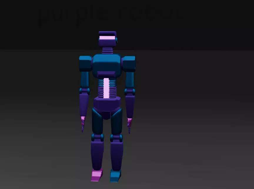 pack of 13 original low poly and rigged robots Low-poly 3D model_18