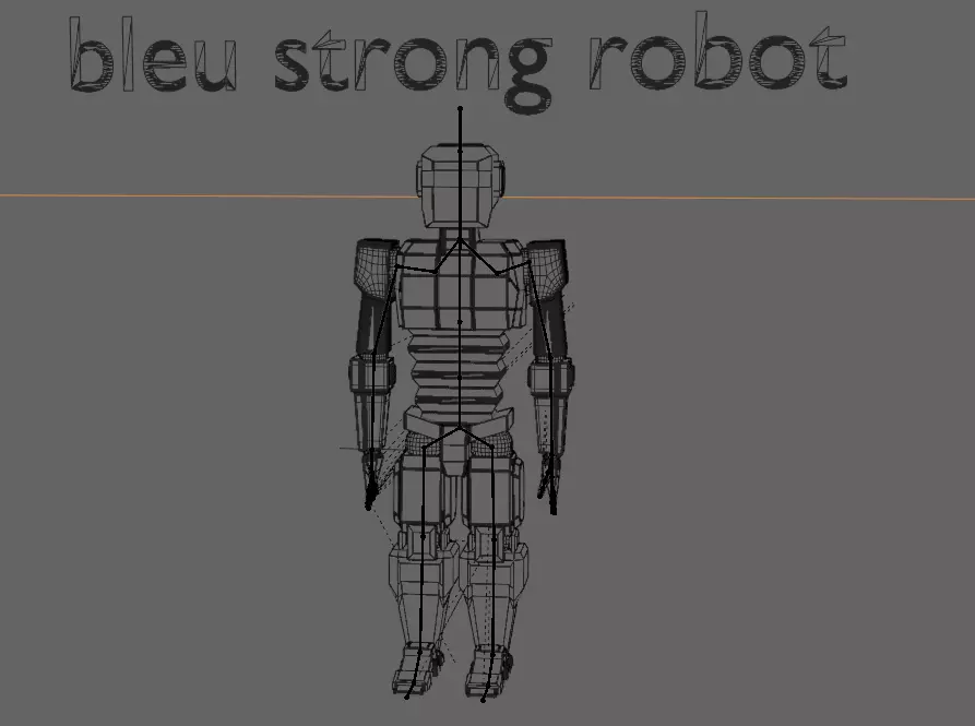 pack of 13 original low poly and rigged robots Low-poly 3D model_50