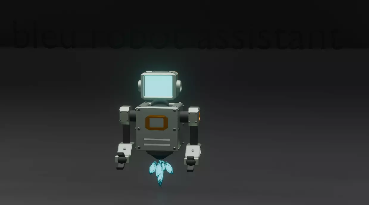 pack of 13 original low poly and rigged robots Low-poly 3D model_43