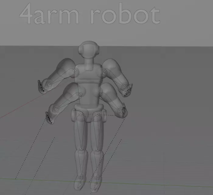 pack of 13 original low poly and rigged robots Low-poly 3D model_53