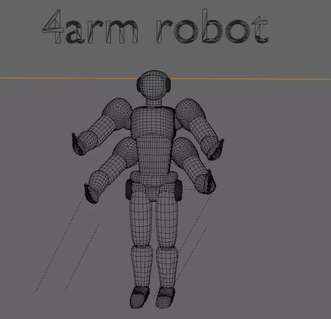 pack of 13 original low poly and rigged robots Low-poly 3D model_52