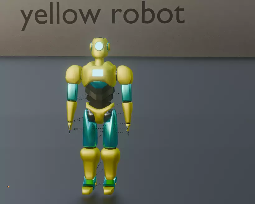 pack of 13 original low poly and rigged robots Low-poly 3D model_33