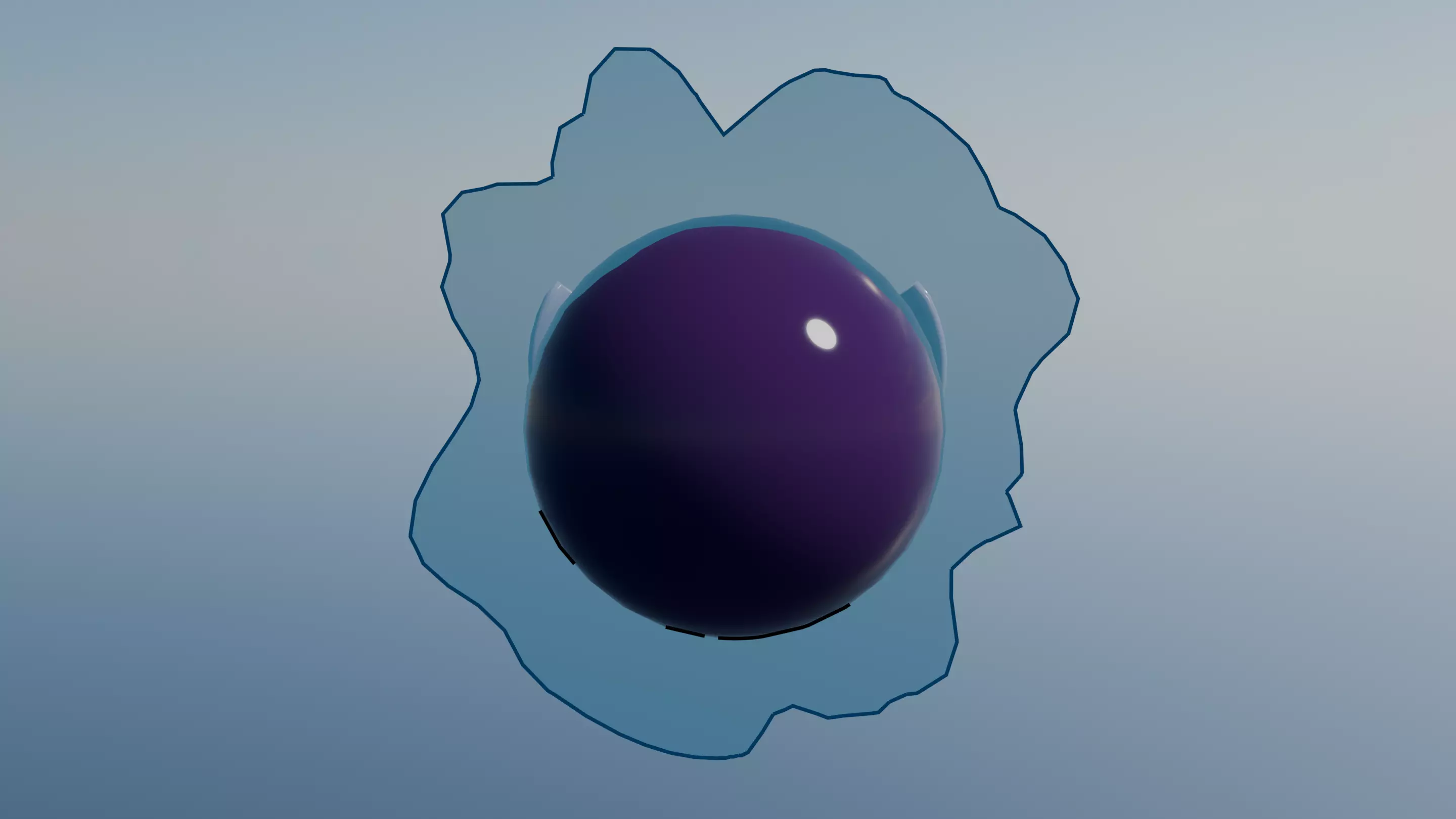 Pokemon Gastly and Shiny Version Low-poly 3D model_10