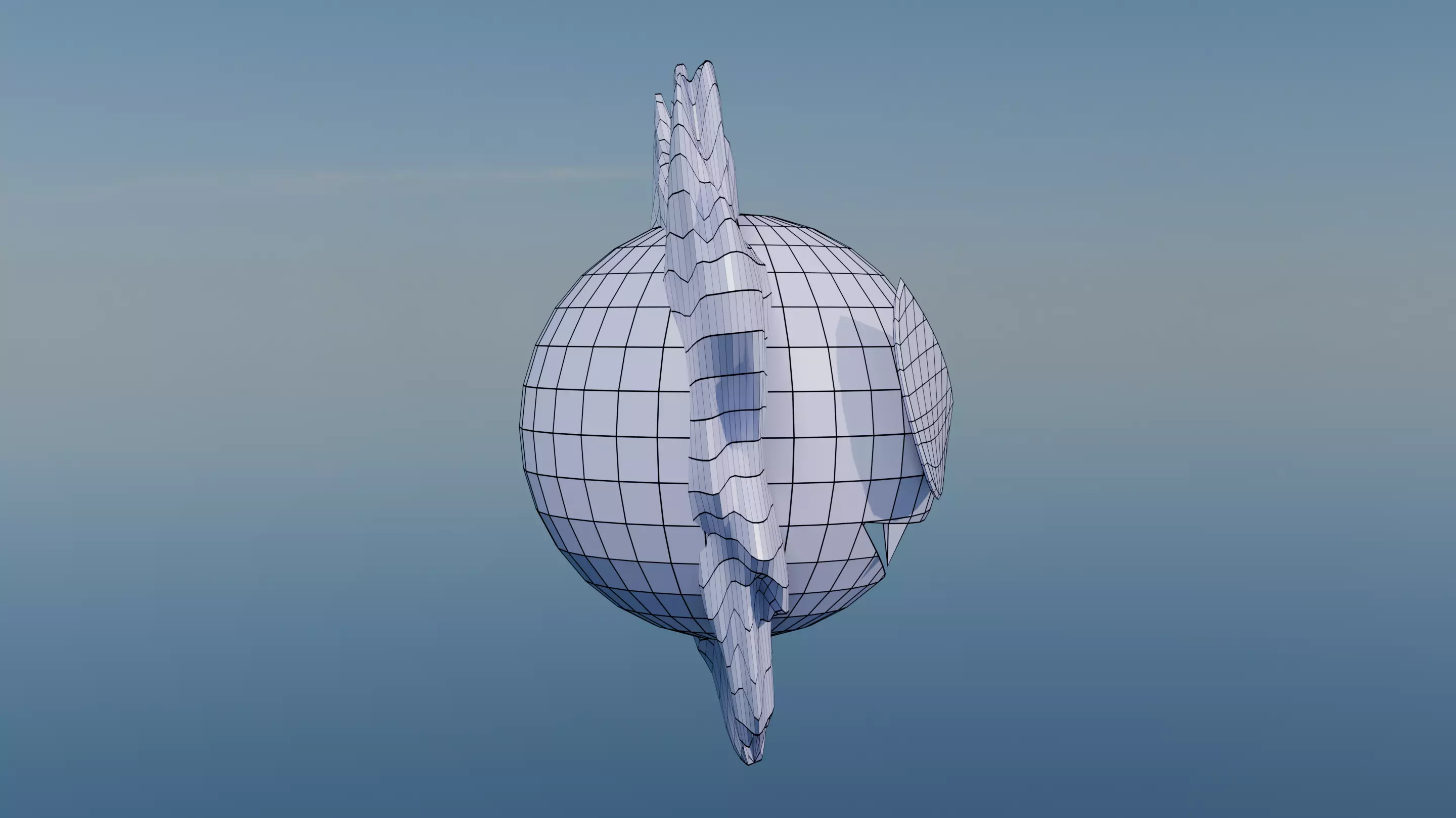 Pokemon Gastly and Shiny Version Low-poly 3D model_8