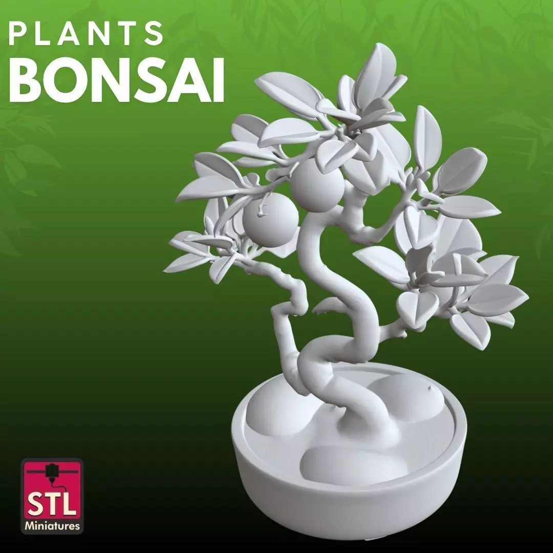 Orange Tree STL Artistic Nature 3D Model 3D print model_4