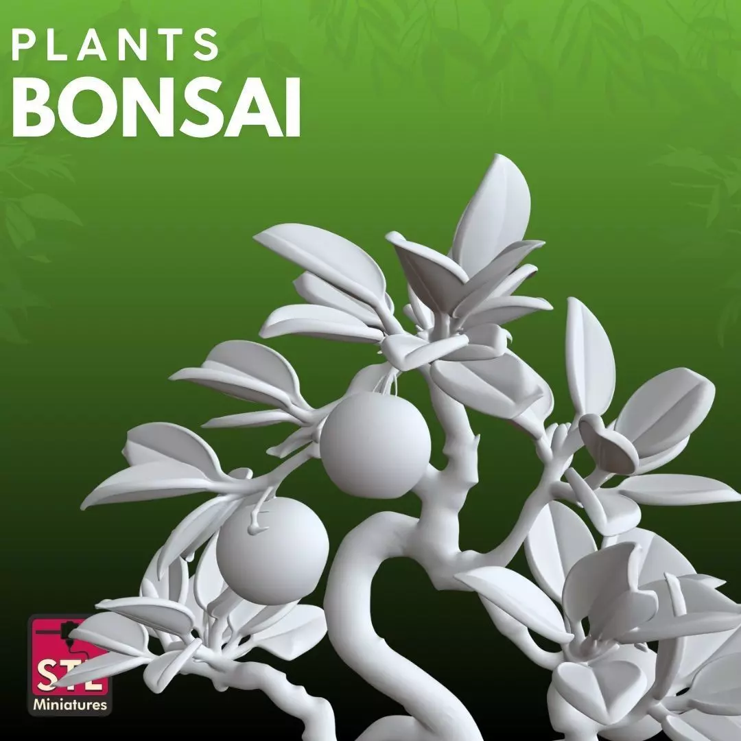 Orange Tree STL Artistic Nature 3D Model 3D print model_5