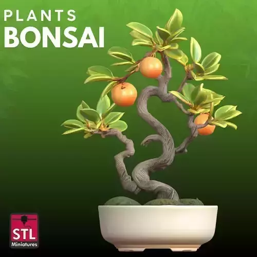 Orange Tree STL Artistic Nature 3D Model 3D print model