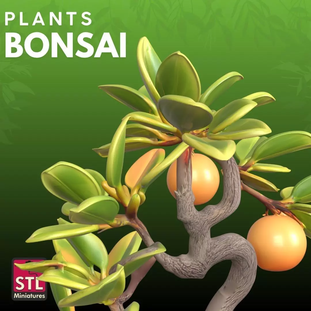 Orange Tree STL Artistic Nature 3D Model 3D print model_2