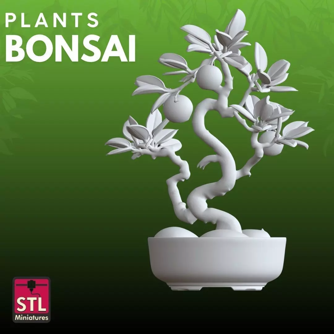 Orange Tree STL Artistic Nature 3D Model 3D print model_3