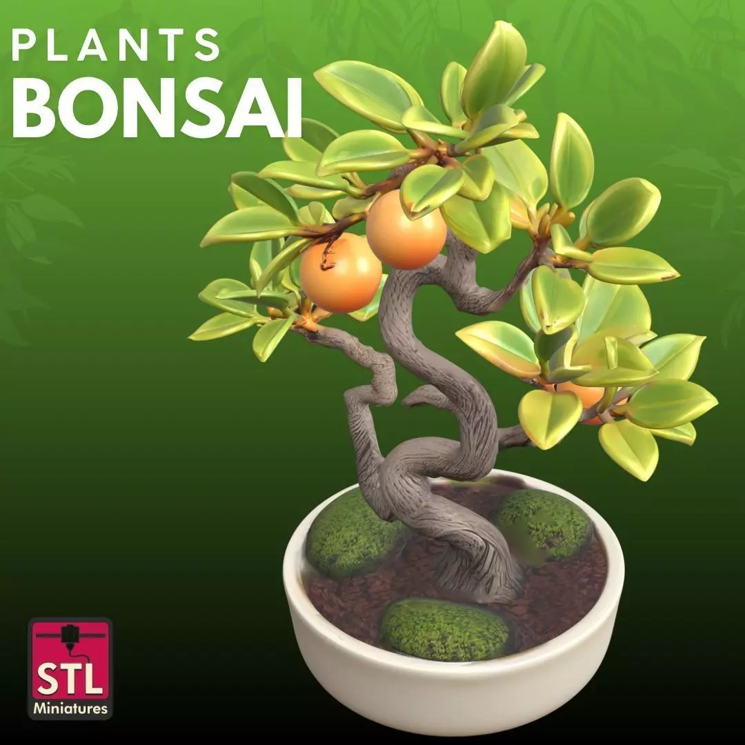 Orange Tree STL Artistic Nature 3D Model 3D print model_1