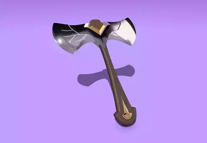 Fantasy Double-Edge Axe