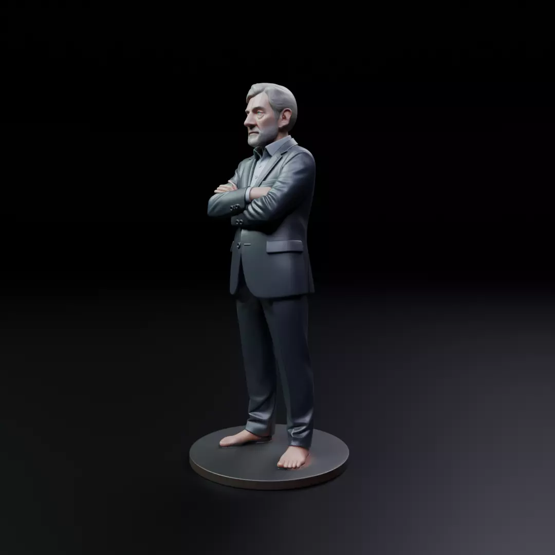 Ian McKellen 3D print model_9