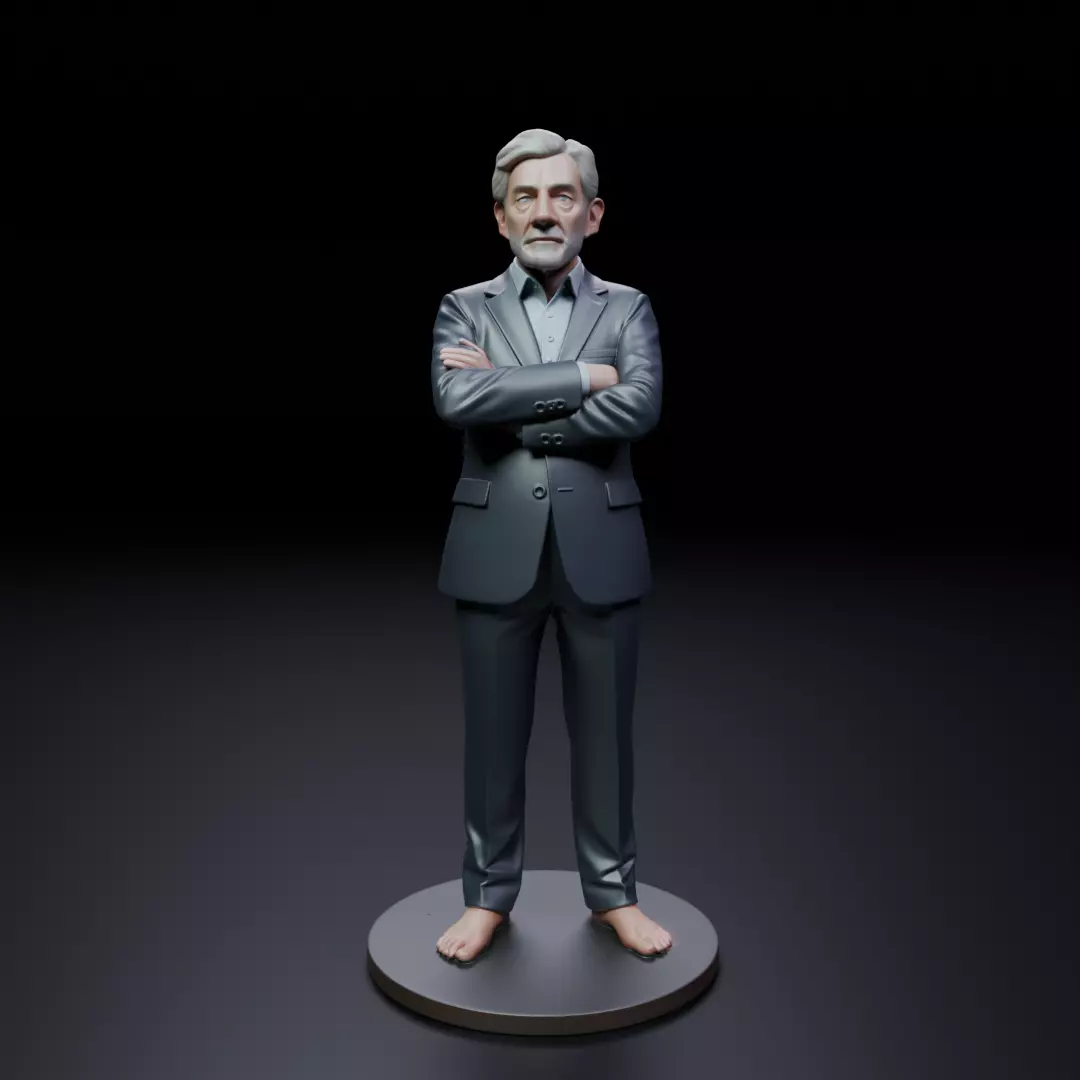 Ian McKellen 3D print model_15