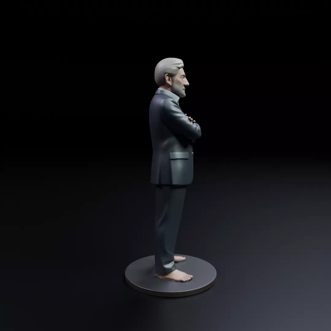 Ian McKellen 3D print model_1