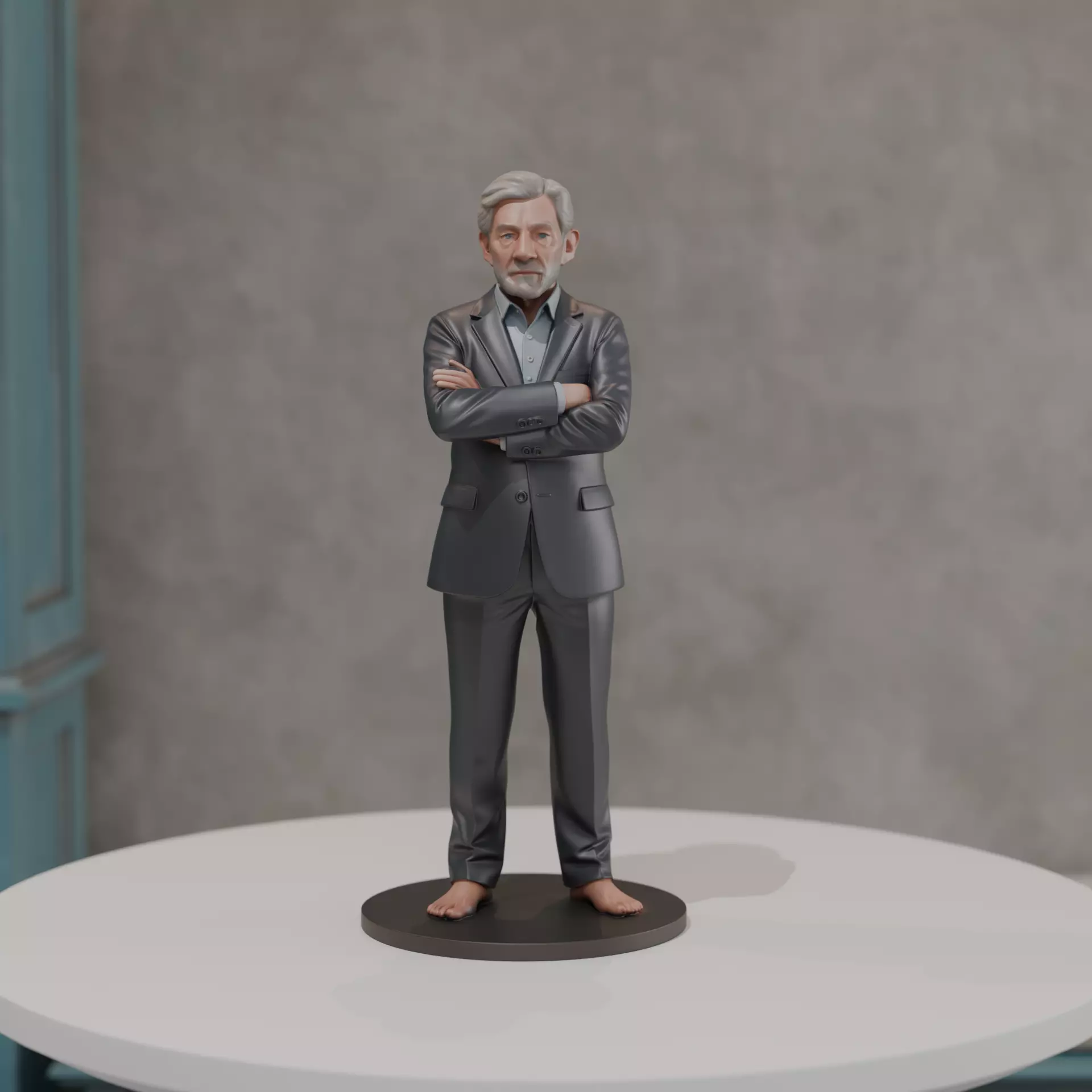 Ian McKellen 3D print model_0
