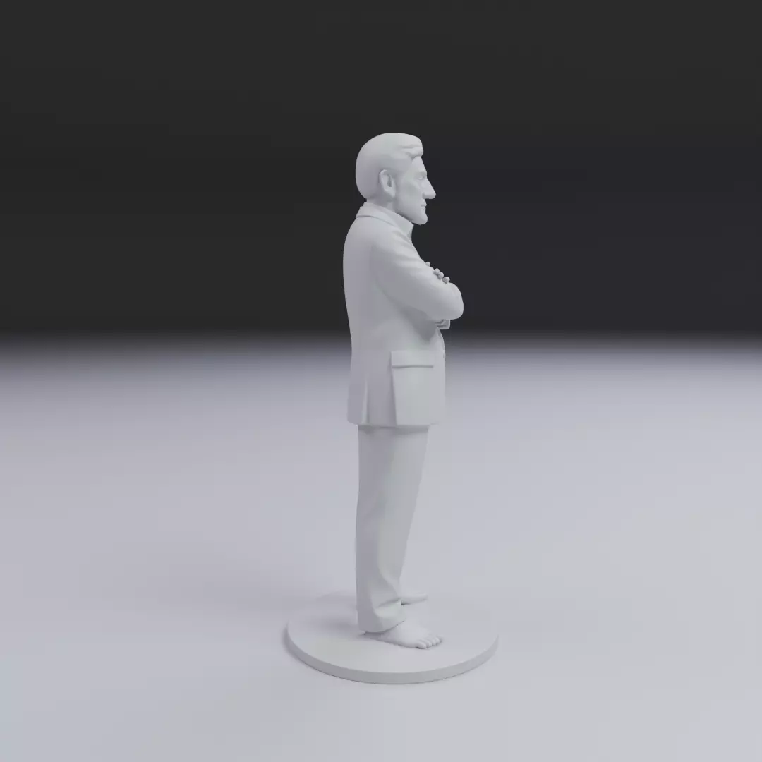 Ian McKellen 3D print model_2