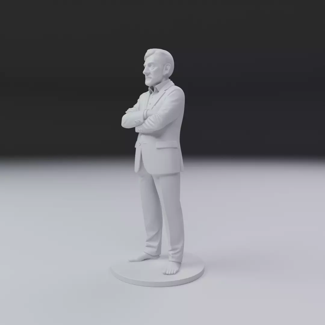 Ian McKellen 3D print model_10