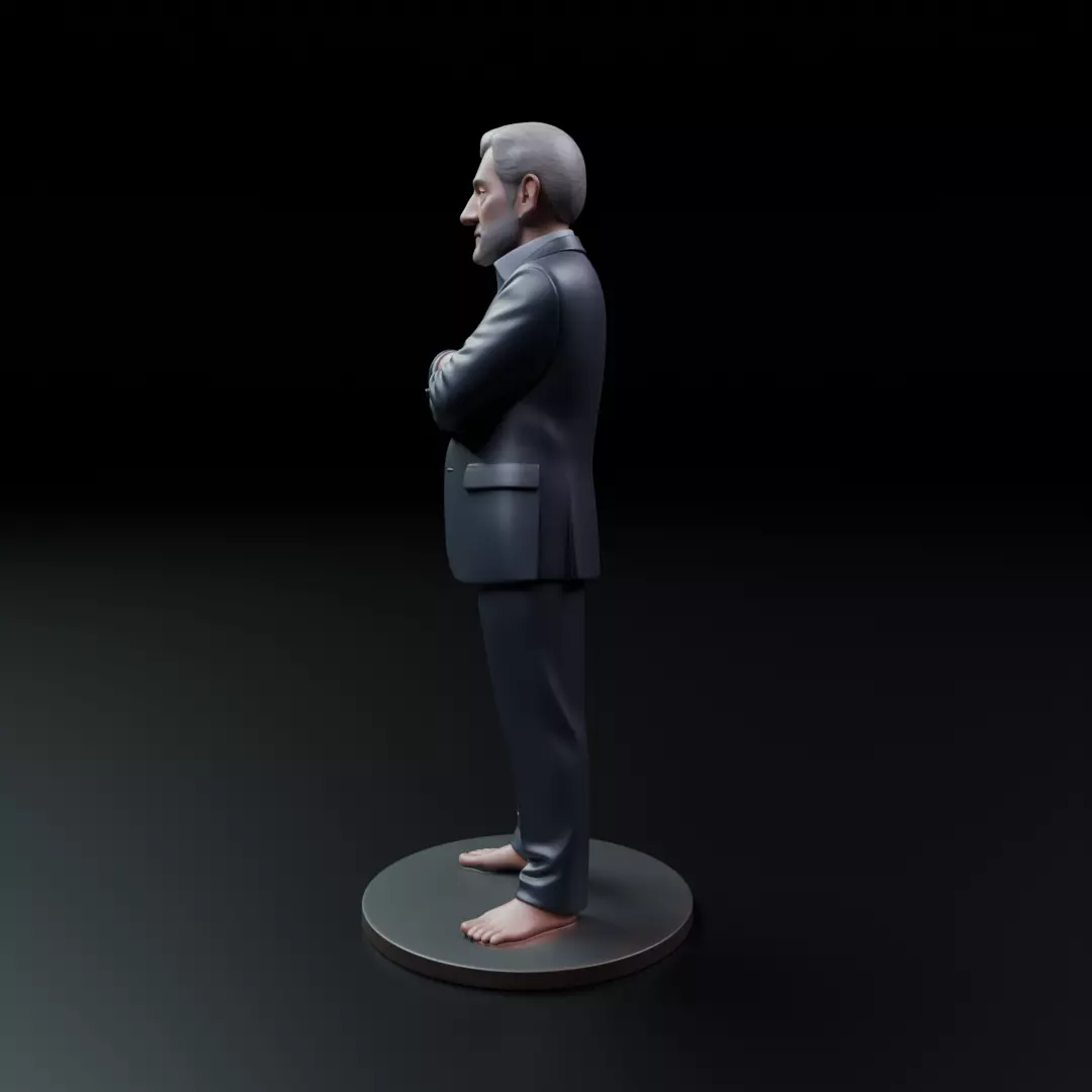 Ian McKellen 3D print model_3