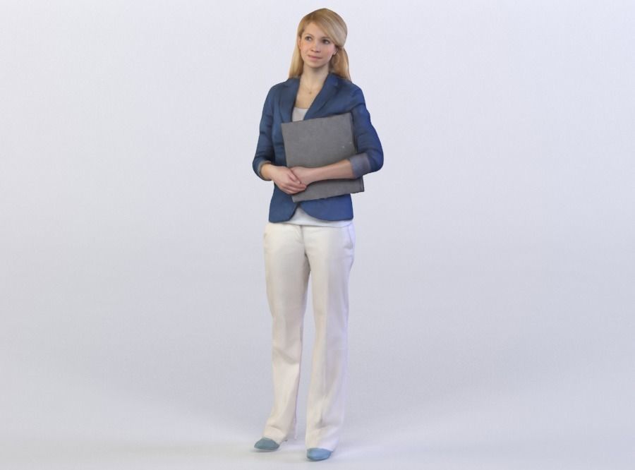 Business posed character models bundle Nr 001 3D model_10