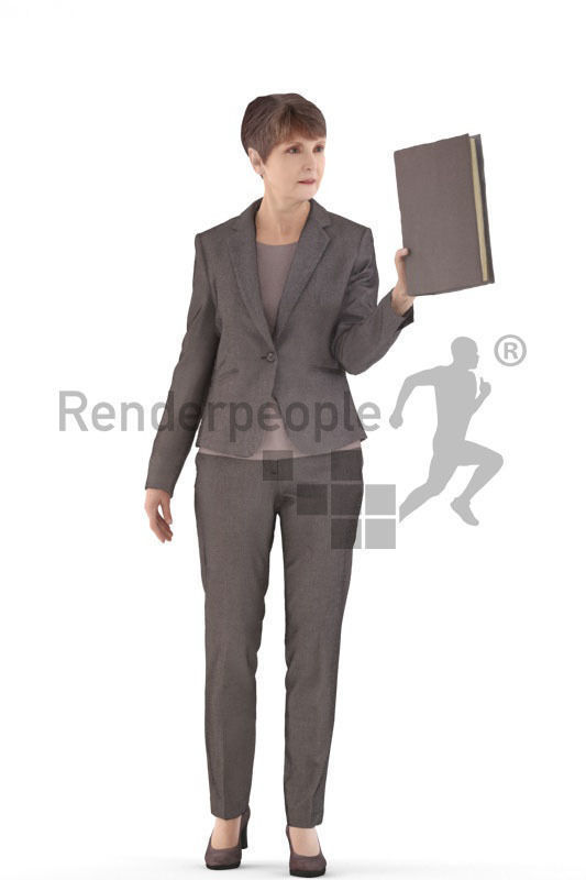 Business posed character models bundle Nr 002 3D model_11