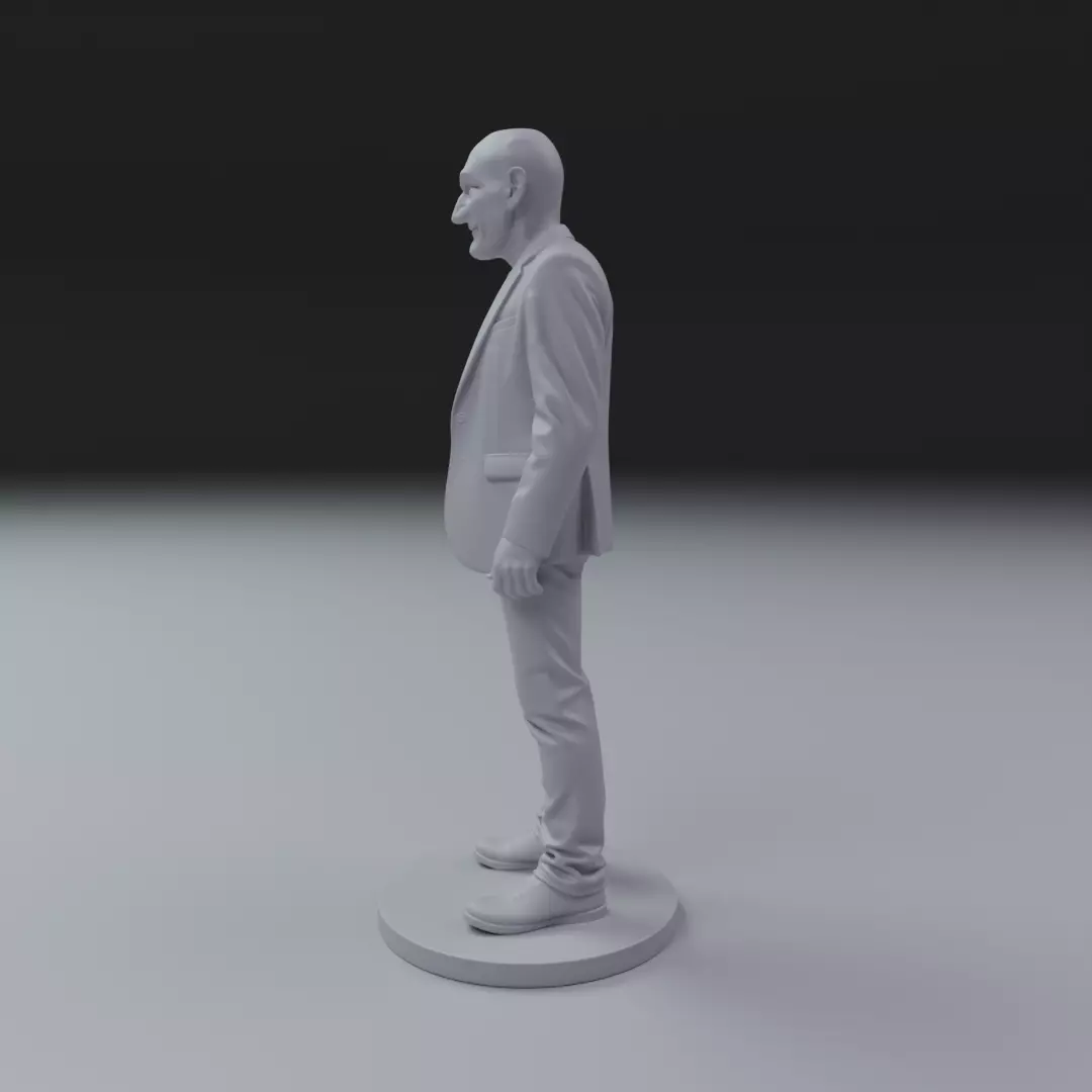 Patrick Stewart 3D print model_3