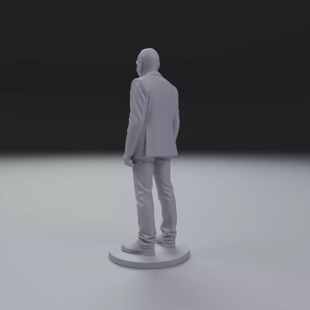 Patrick Stewart 3D print model_7