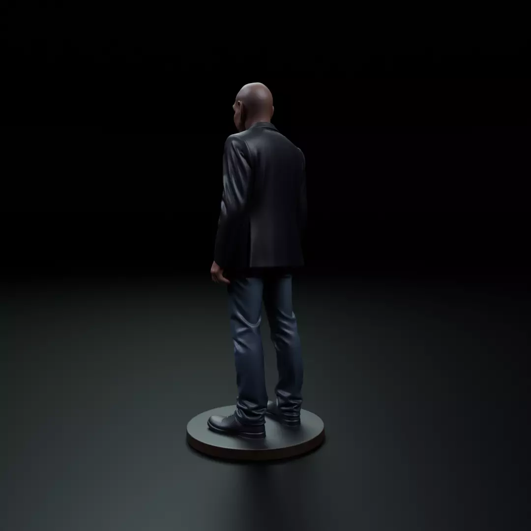 Patrick Stewart 3D print model_8
