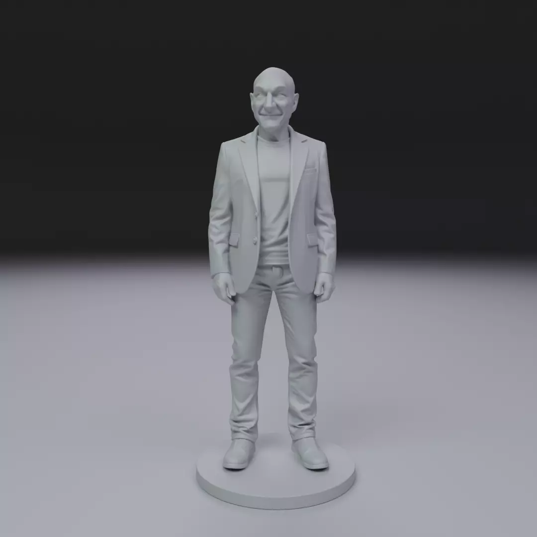 Patrick Stewart 3D print model_15