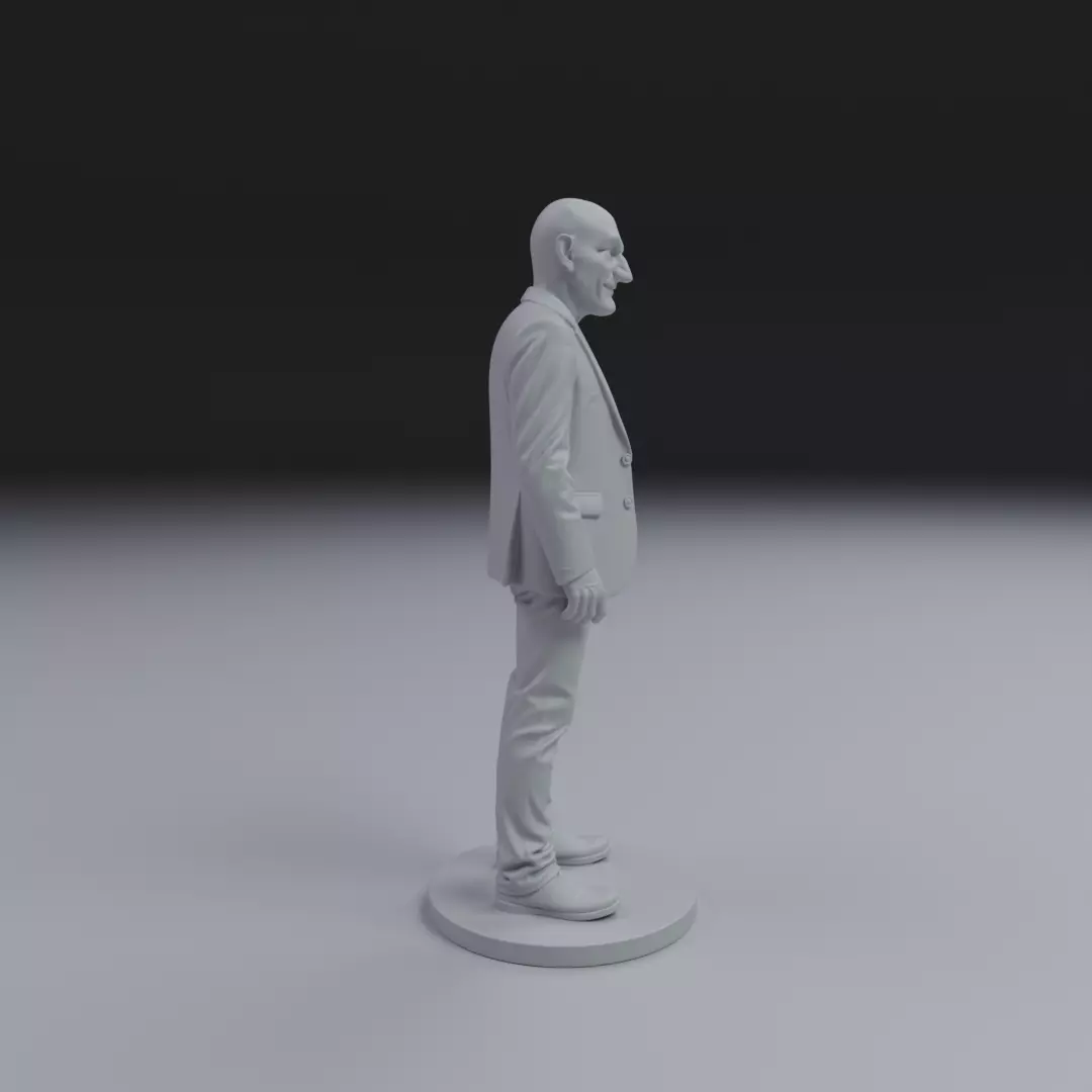 Patrick Stewart 3D print model_1