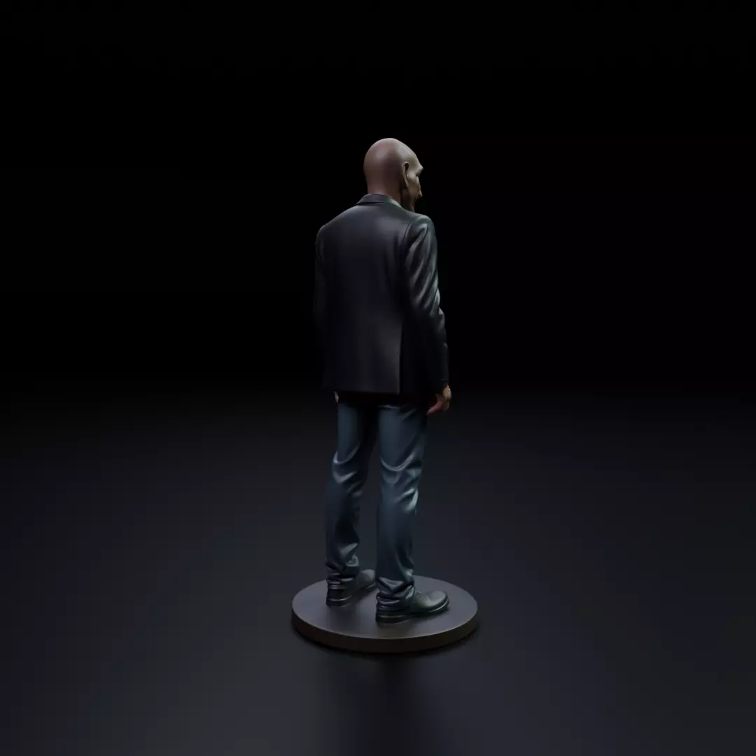 Patrick Stewart 3D print model_14