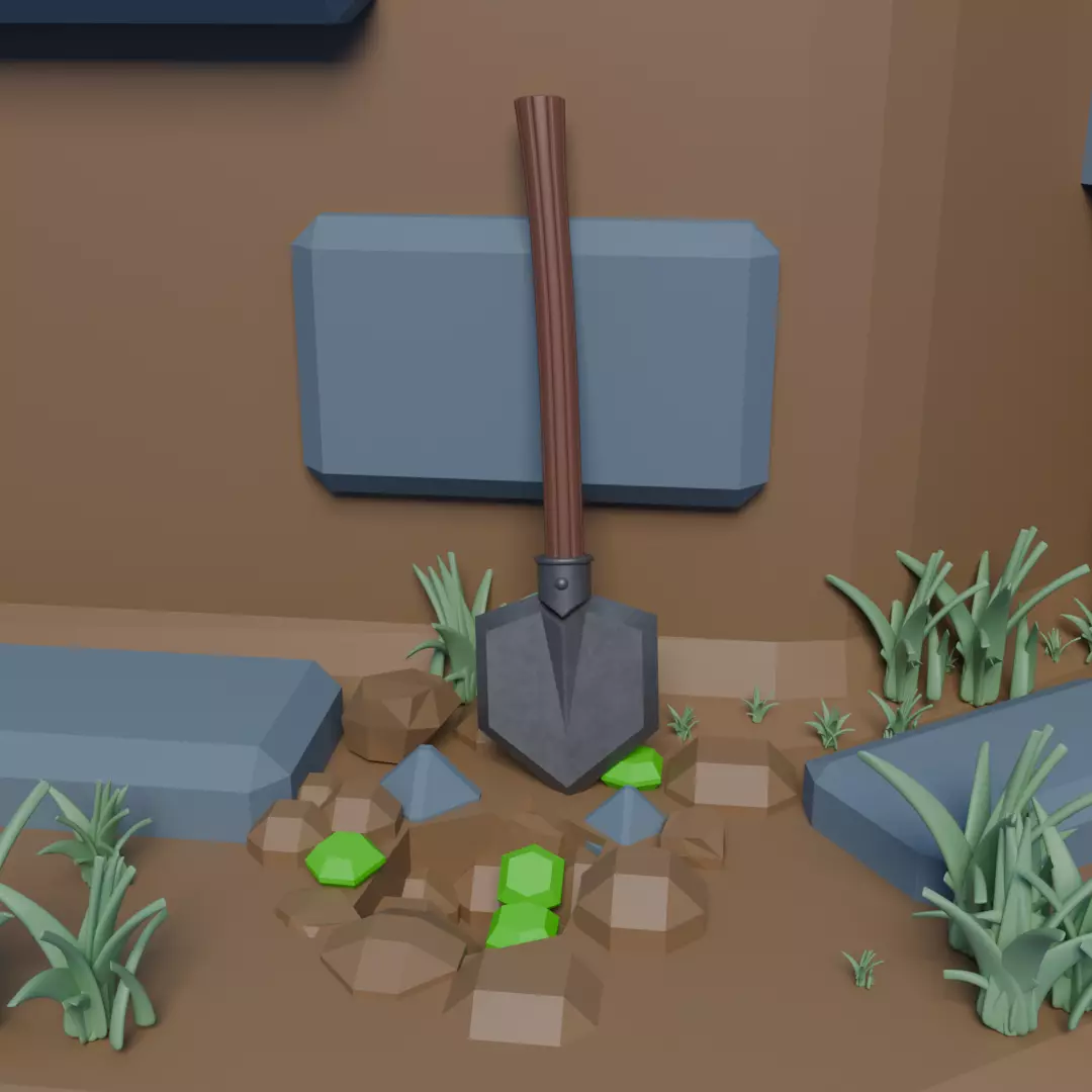 Royale Scene Low-poly 3D model_2