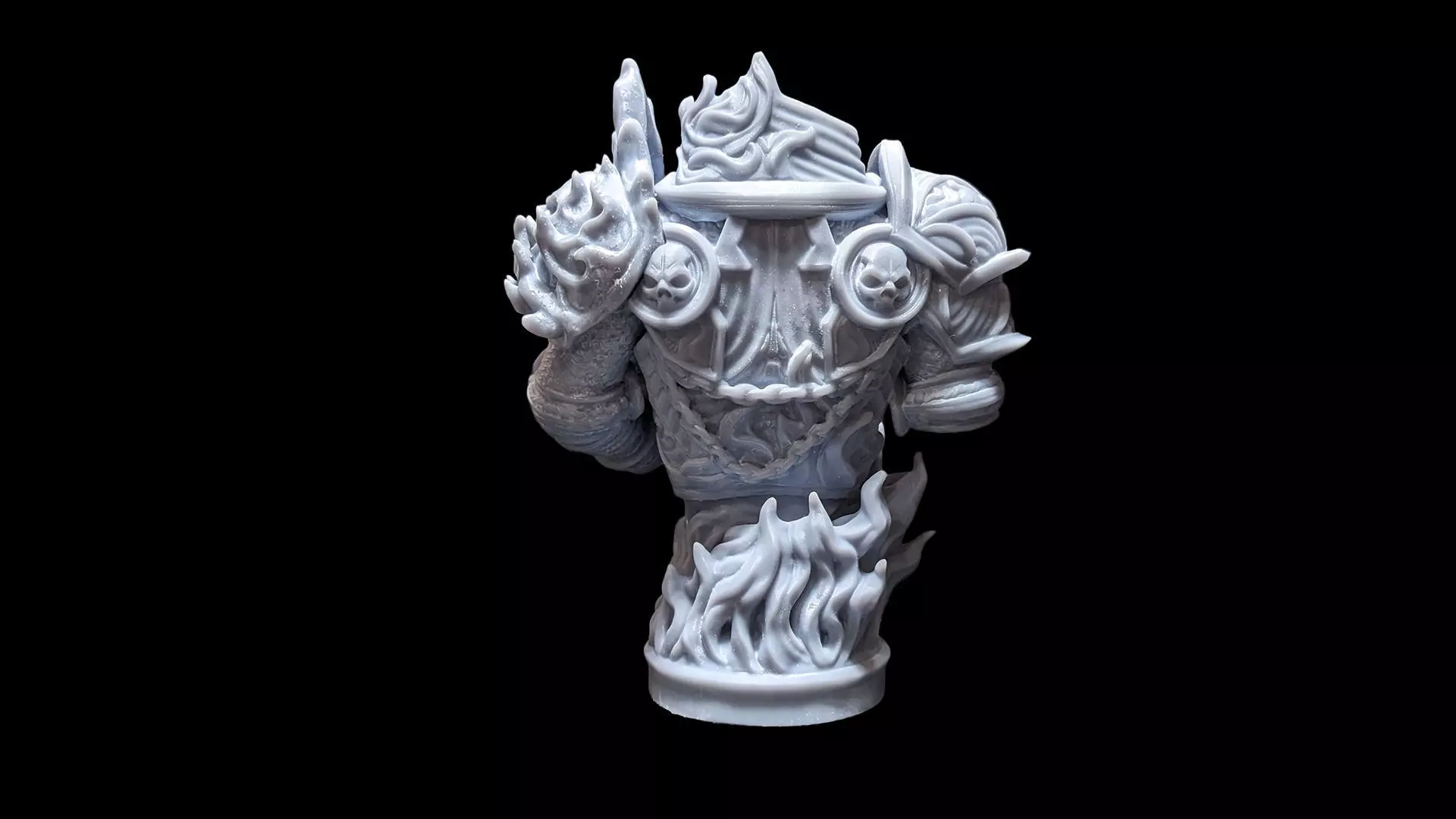 Dullahan -The Headless Rider Bust Pre Supported 3D print model_2