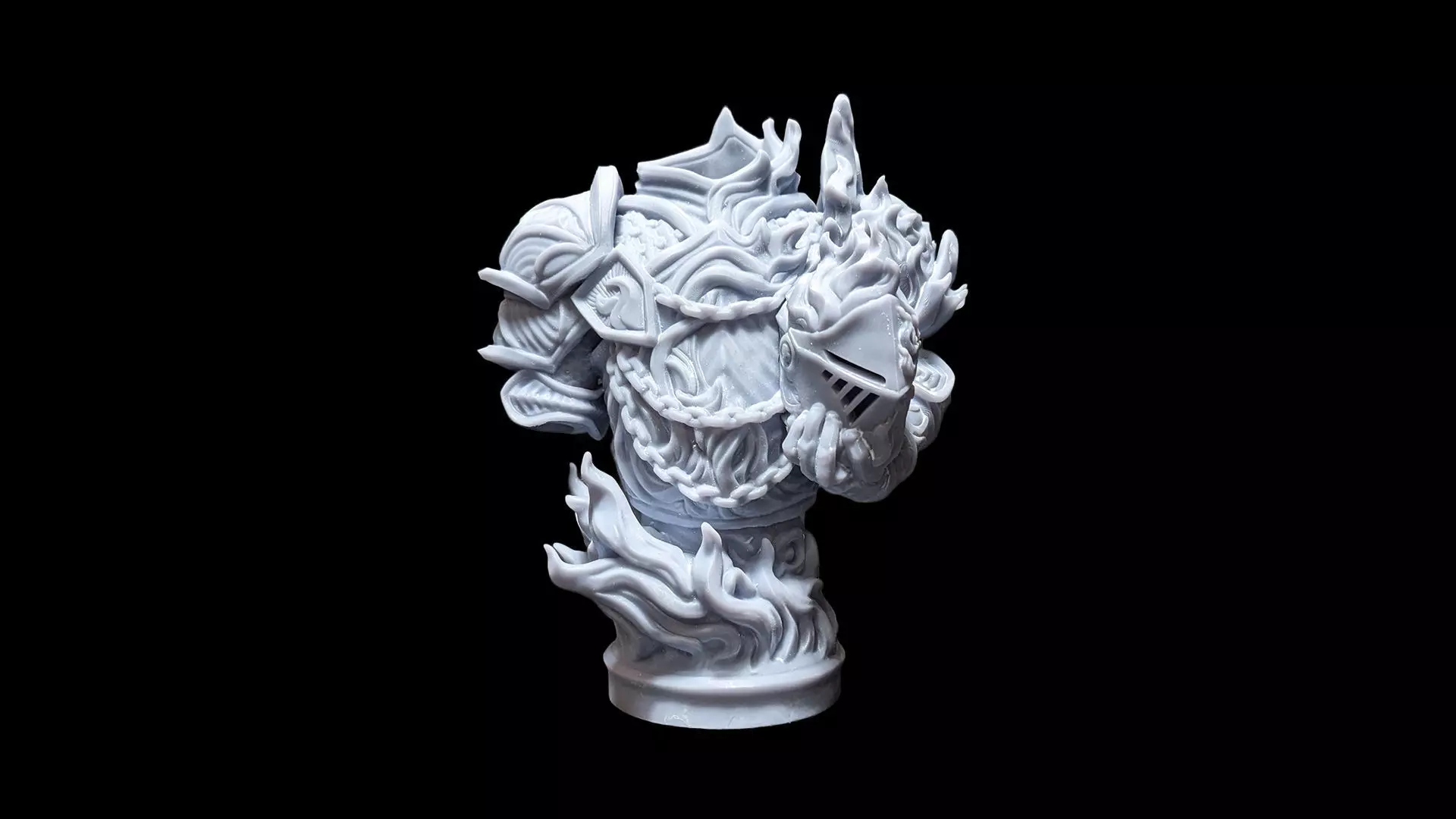 Dullahan -The Headless Rider Bust Pre Supported 3D print model_1