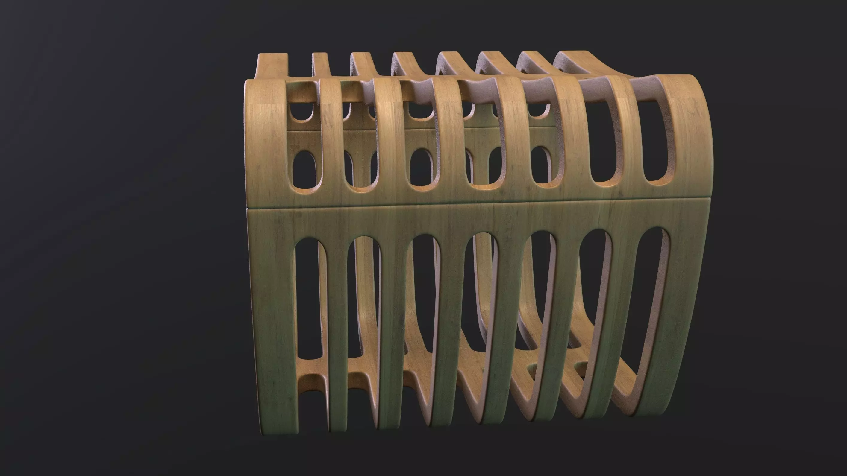 Giorgio Bench 3D model_1