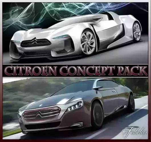 Citroen Concept pack 3D model