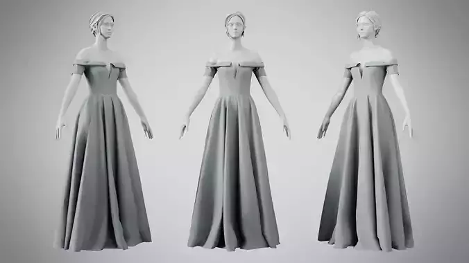 Dress 08 Philippine Gray