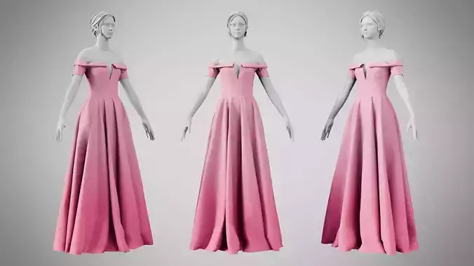 Dress 08 Tickle Me Pink