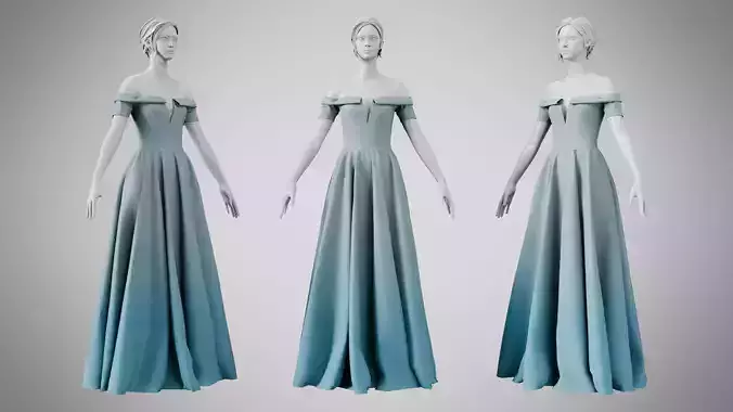 Dress 08 Weldon Blue