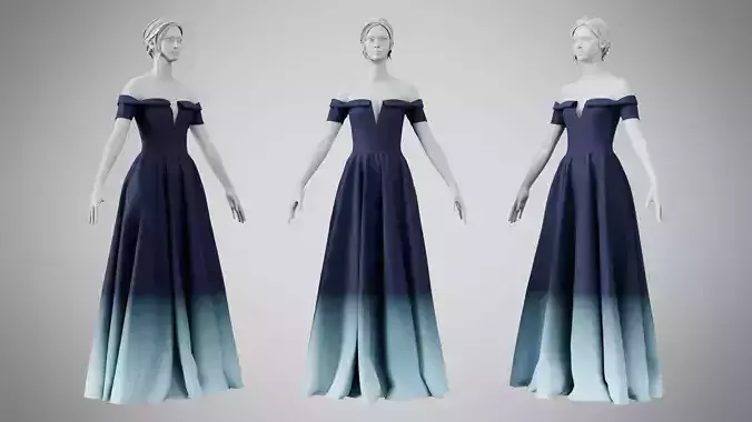 Dress 08 Yankees Blue