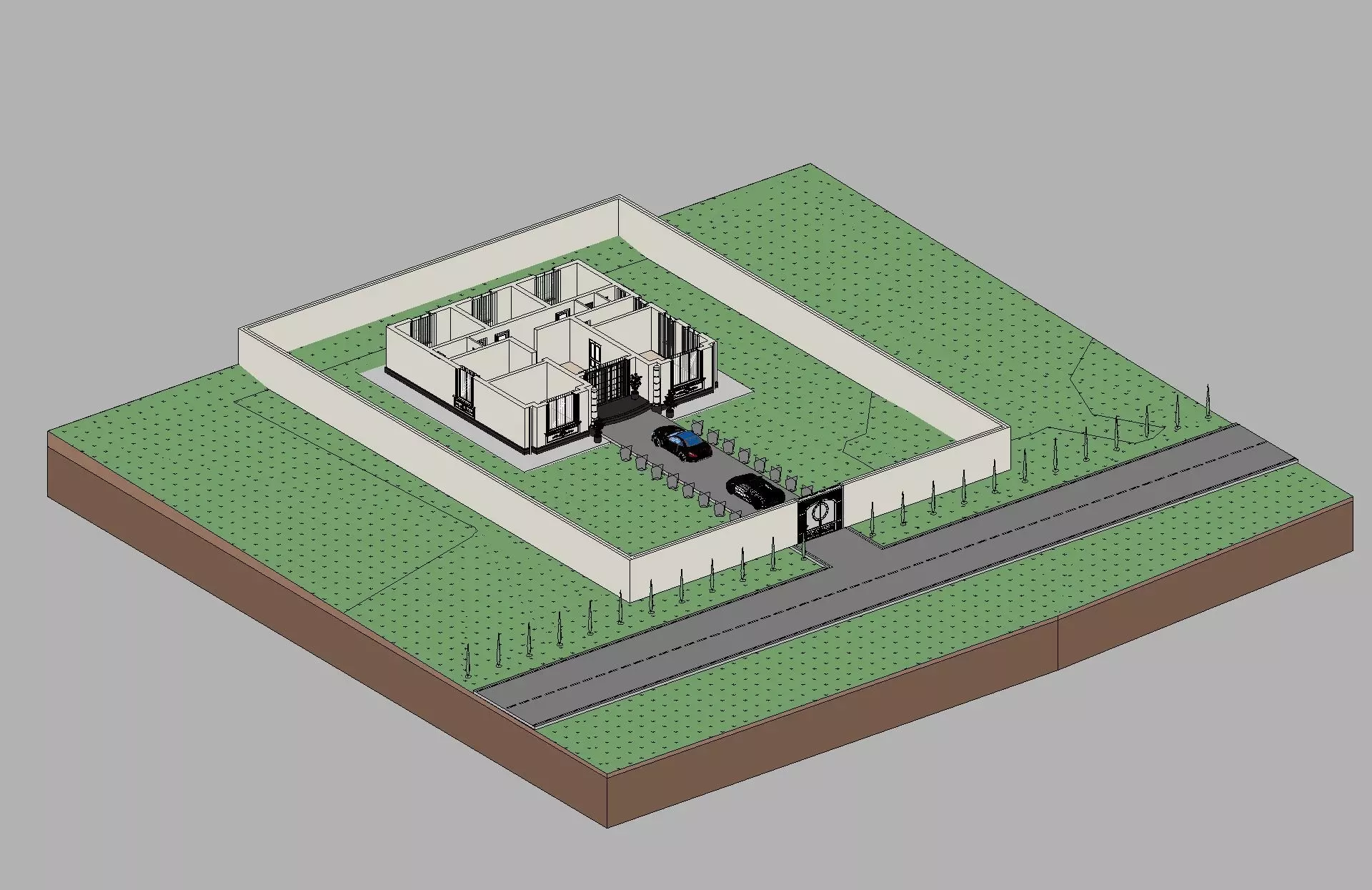 Classic House Revit Model 7 3D model_18